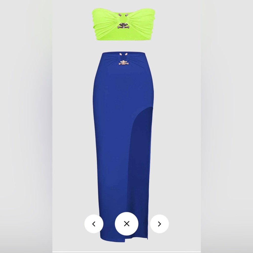 Vacay ready- 2 piece skirt set